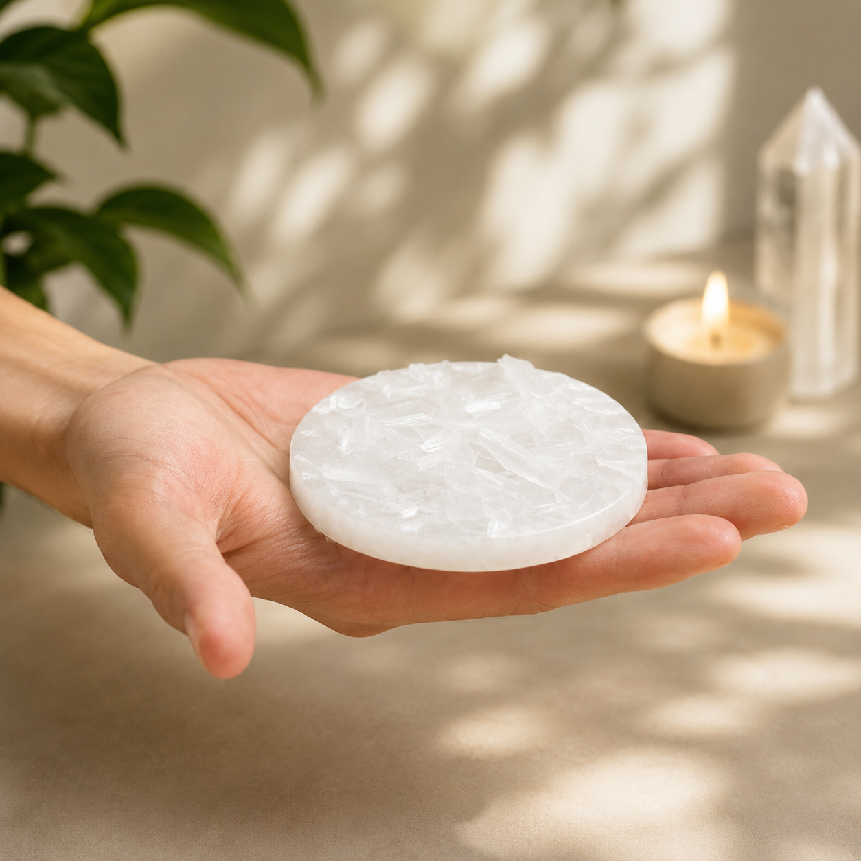 Selenite Charging Plate