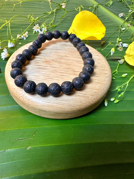 Lava Stone Bracelet (Grounding, Stability & Energy Booster)